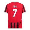 Officiële Voetbalshirt + Korte Broek AC Milan Adli 7 Thuis 2024-25 - Kids